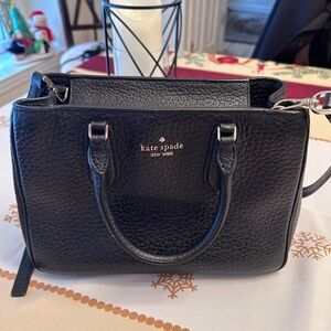 Kate Spade Textured Black Satchel